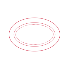 Objects Serving Dishes Ikea Vardagen Serving Plate Stencil Svg Design File, Free Vectors File